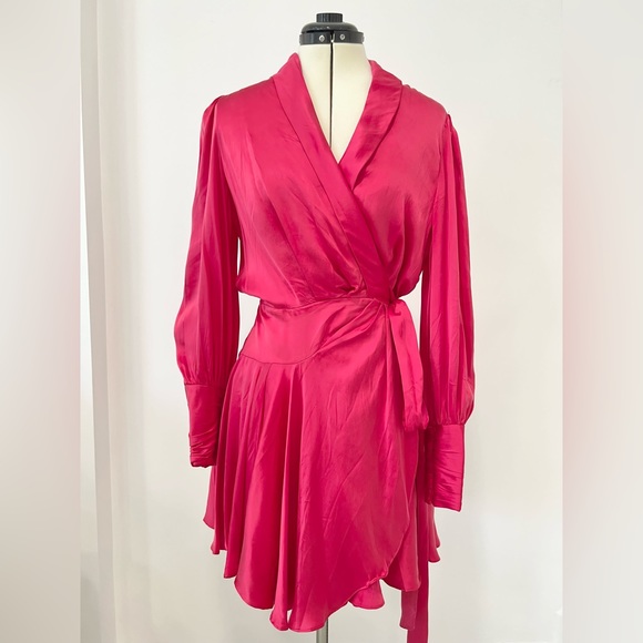 ZIMMERMAN Wrap Mini Dress US:6 - Picture 3 of 11